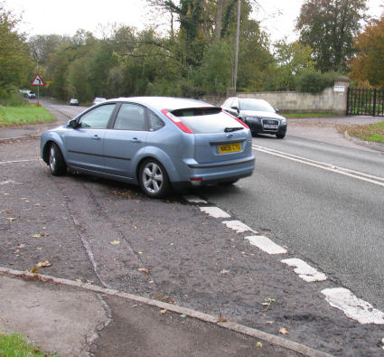 Junction Abbey lane with A36