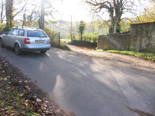 The Junction of Staples Hill with Iford Lane Somerset